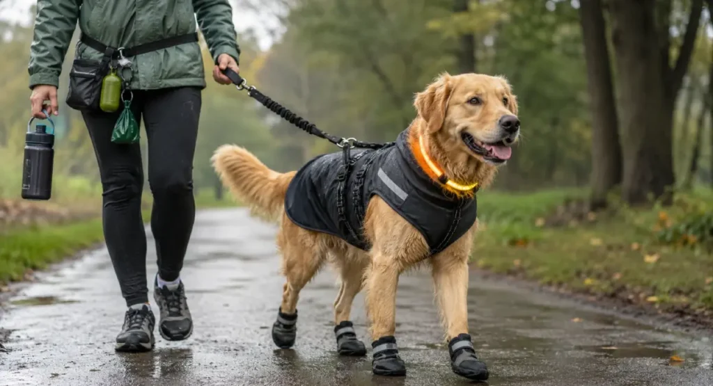 Current image: best dog walking accessories for all weather walks