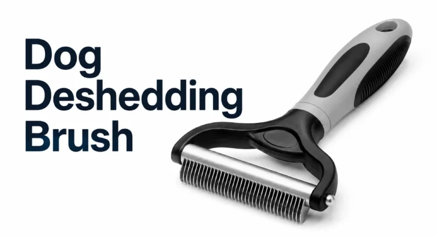 dog deshedding brush