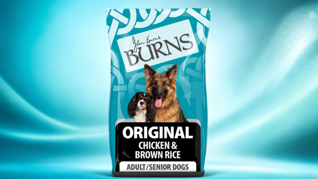 Burns Pet Nutrition Hypoallergenic Complete Dry Dog Food Adult and Senior Dog Original Chicken and Brown Rice