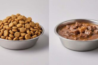 dry dog food vs wet