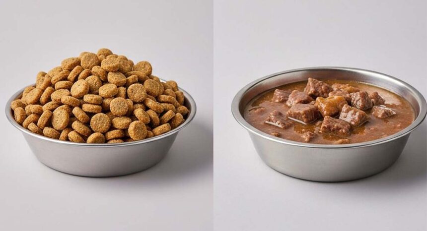 dry dog food vs wet