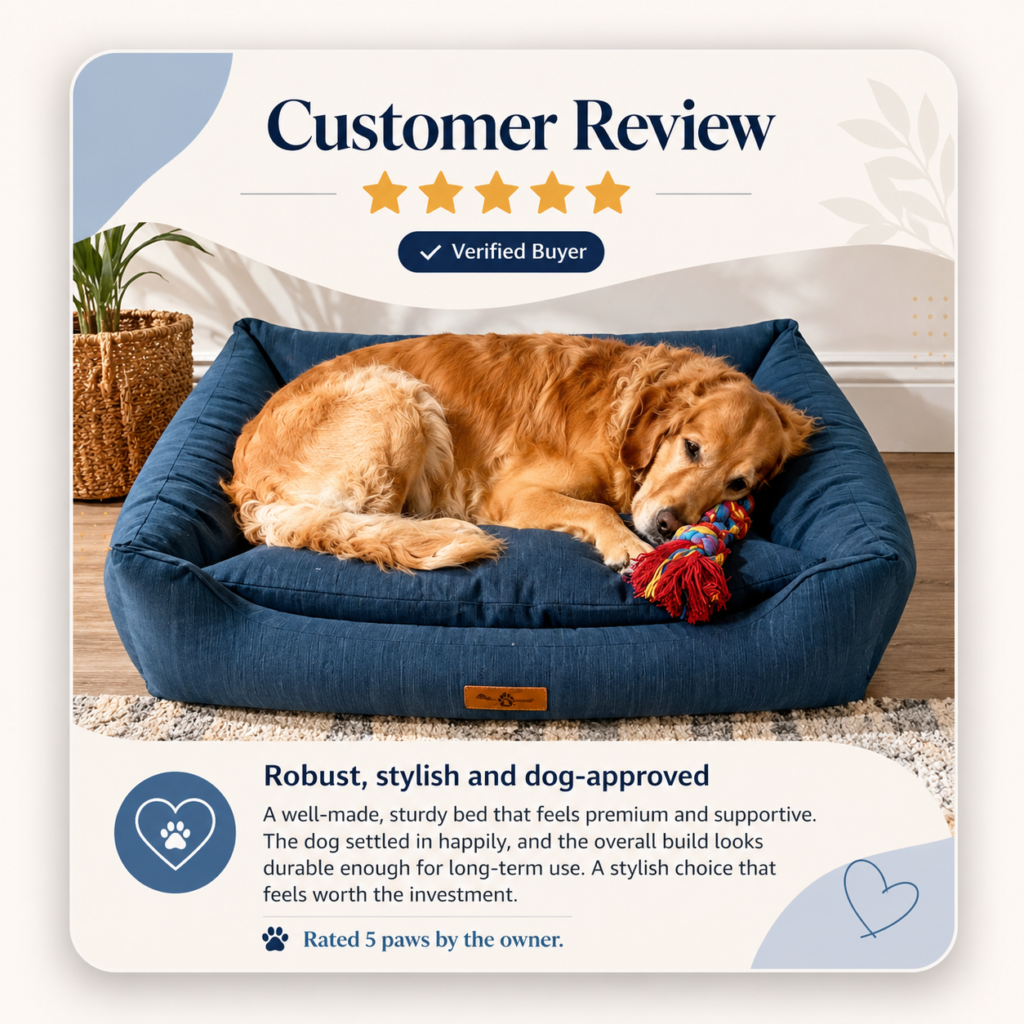 customer review dog bed