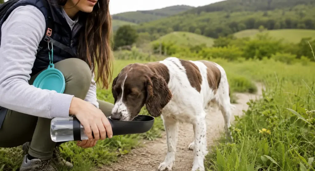 portable dog water bottles and travel bowls