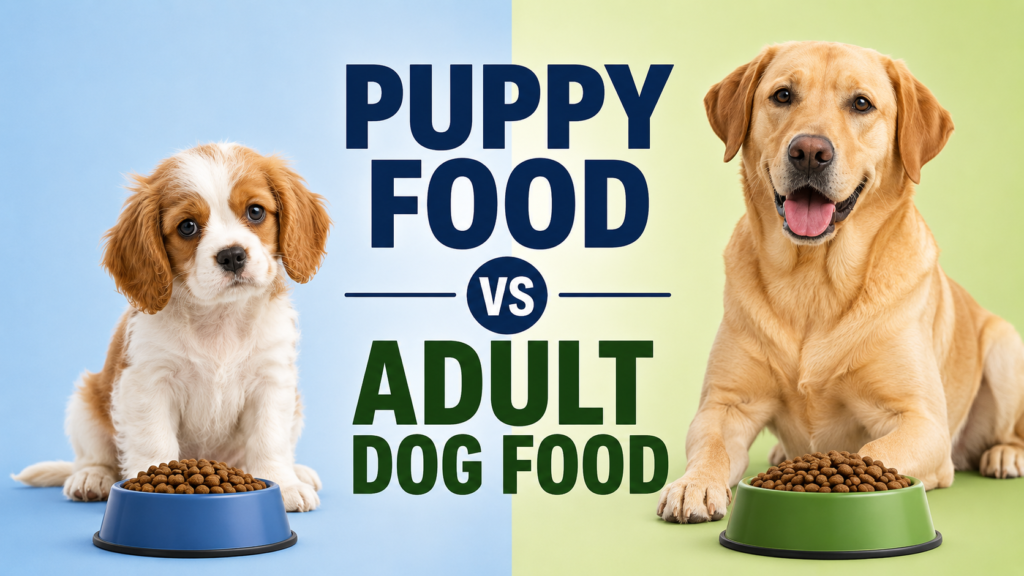 puppy vs adult dog food comparison