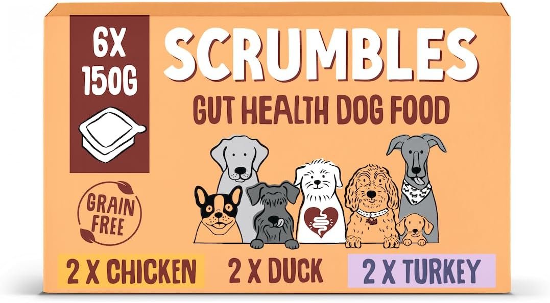 Best Grain-Free Dog Foods UK Scrumbles Natural Wet Dog Food Grain Free Wet Dog Food for Sensitive Dogs