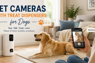 best pet cameras with treat dispensers for dogs
