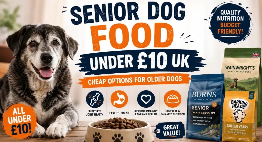 best senior dog food under £10 uk