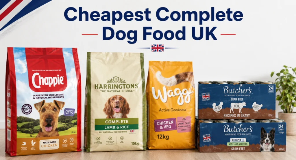 cheapest complete dog food uk