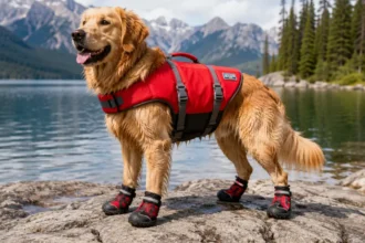 dog boots and life jackets