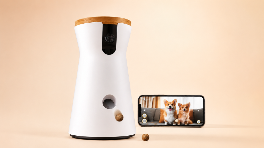 Best Pet Cameras with Treat Dispensers for Dogs (UK Review) furbo 360° dog camera & mini pet camera