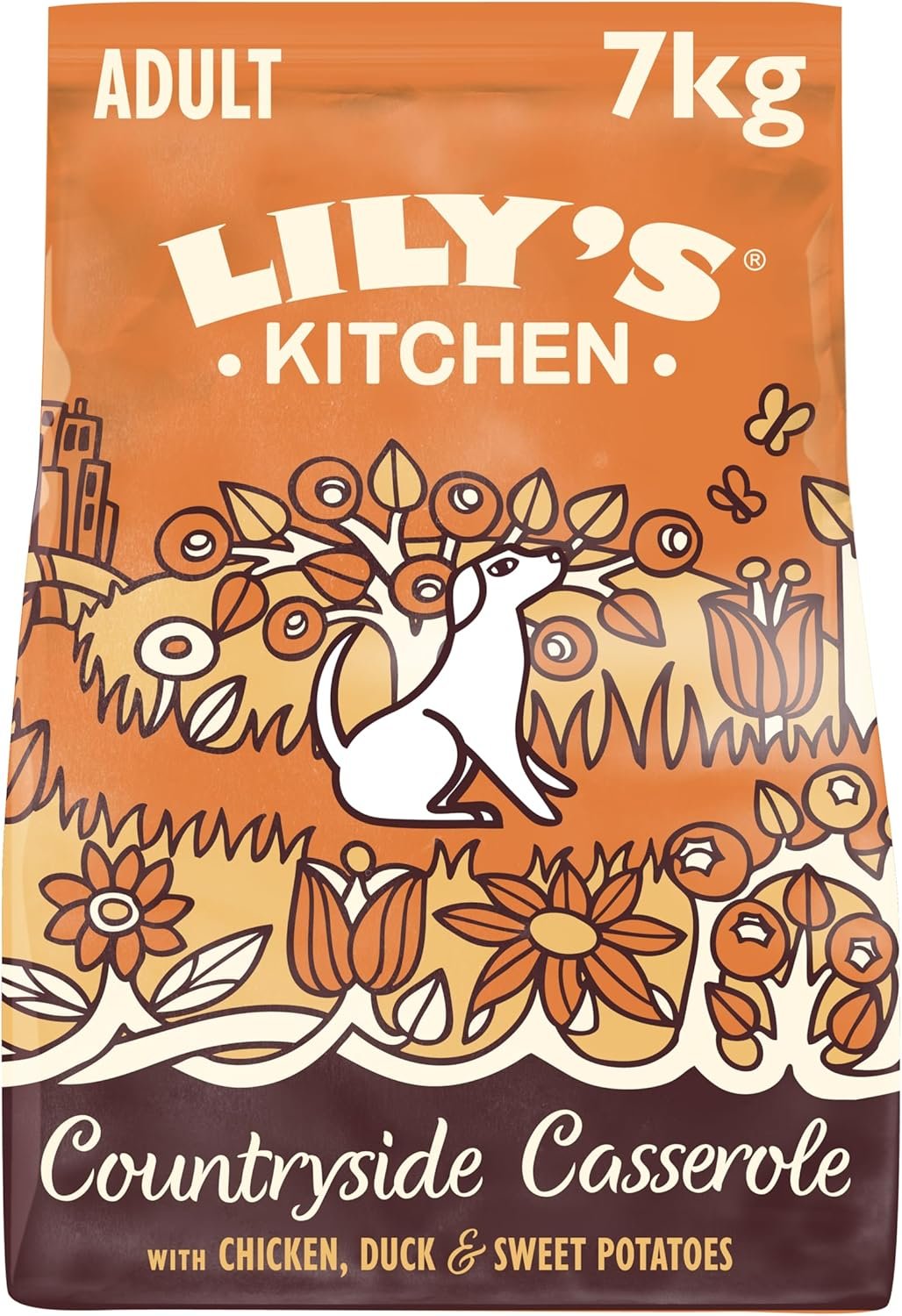 Best Grain-Free Dog Foods UK lily's kitchen made with natural ingredients adult dry dog food chicken & duck grain free recipe 7kg bag