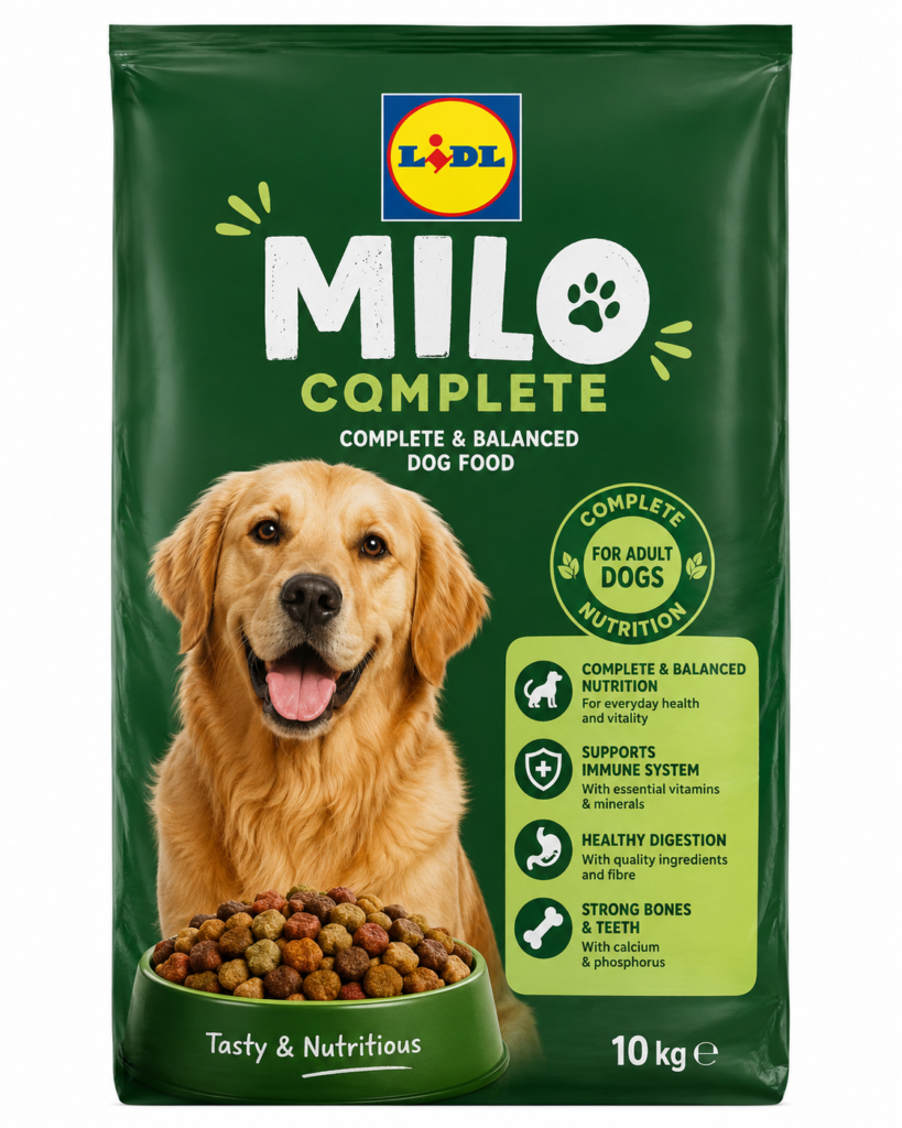 milo complete dog food